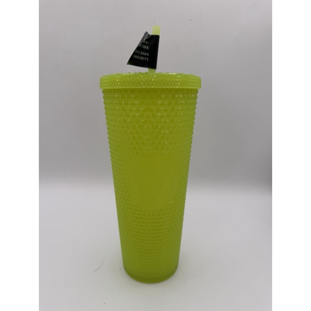 🌟 Starbucks Glow in the Dark 24 oz Cold Cup – Green (2022 Release) – NEW 🌟